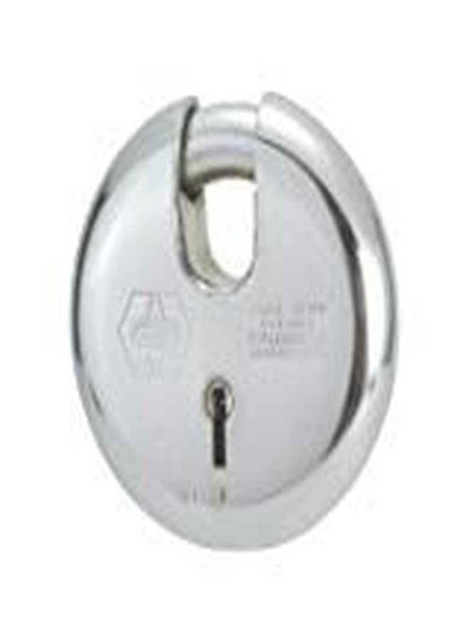Harrison 251 75mm Small Jama Lock Steel Round Padlock (Brass and Metallic) - Image 1